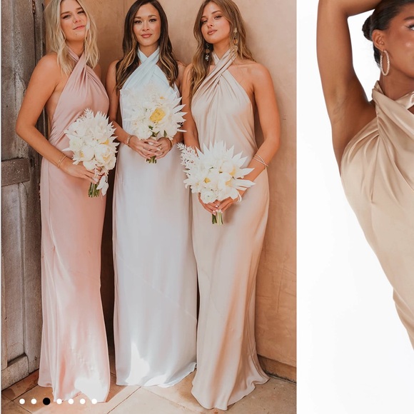 Jasmine Halter Maxi Dress - Picture 1 of 5